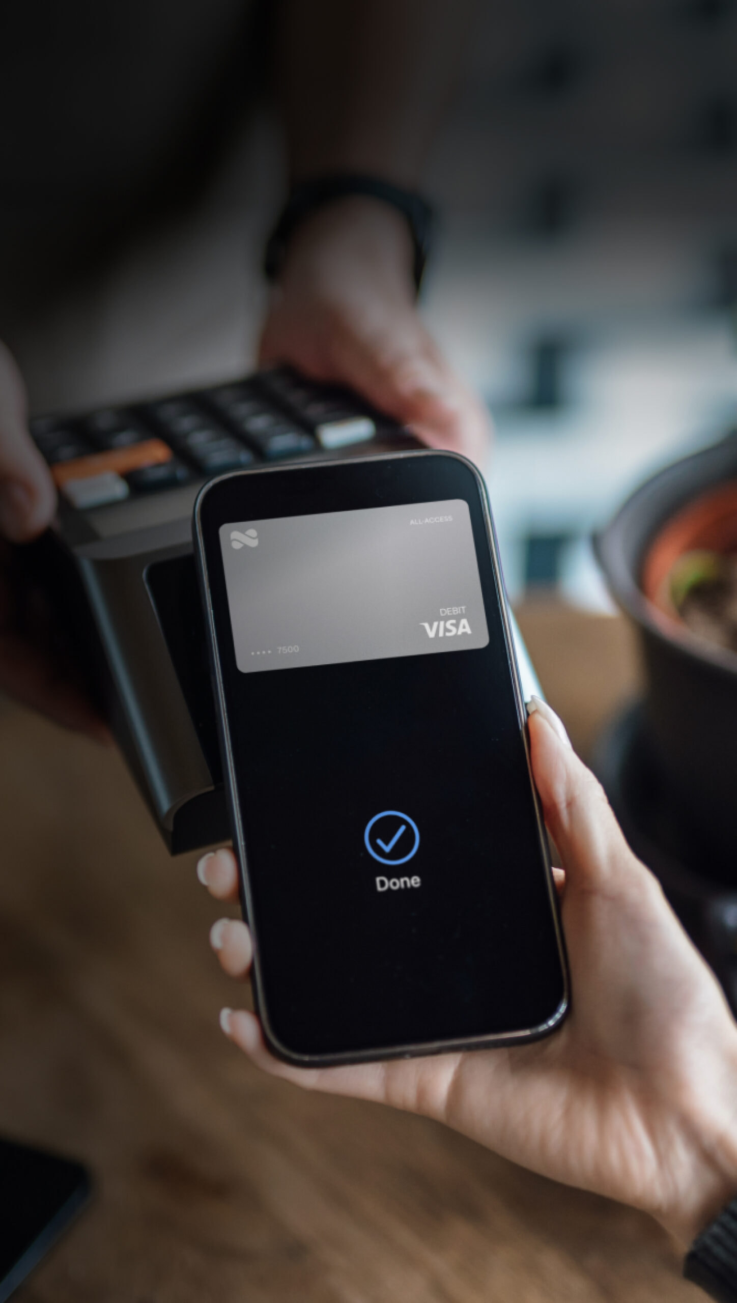 Tapping to pay with the Netspend digital wallet