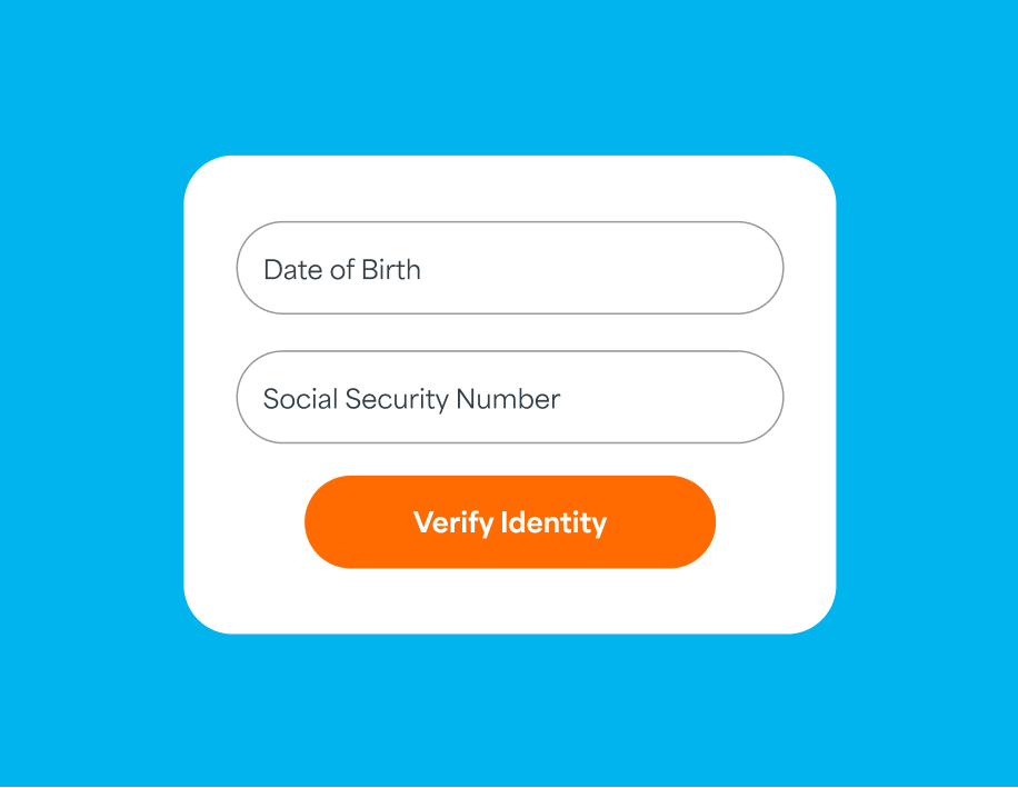 A representation of a form that verifies someone's identity