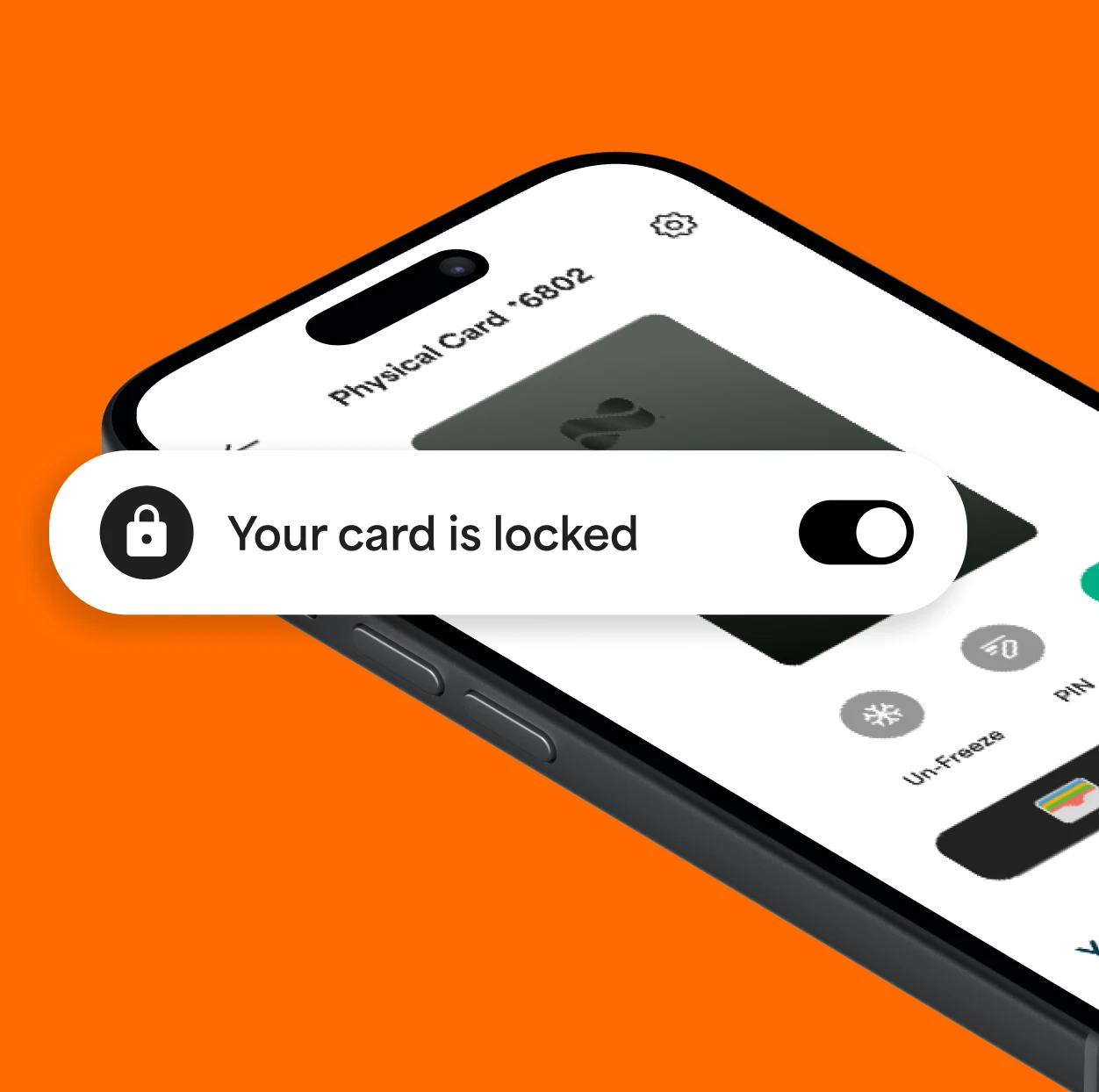 Locking a Netspend card on an iPhone