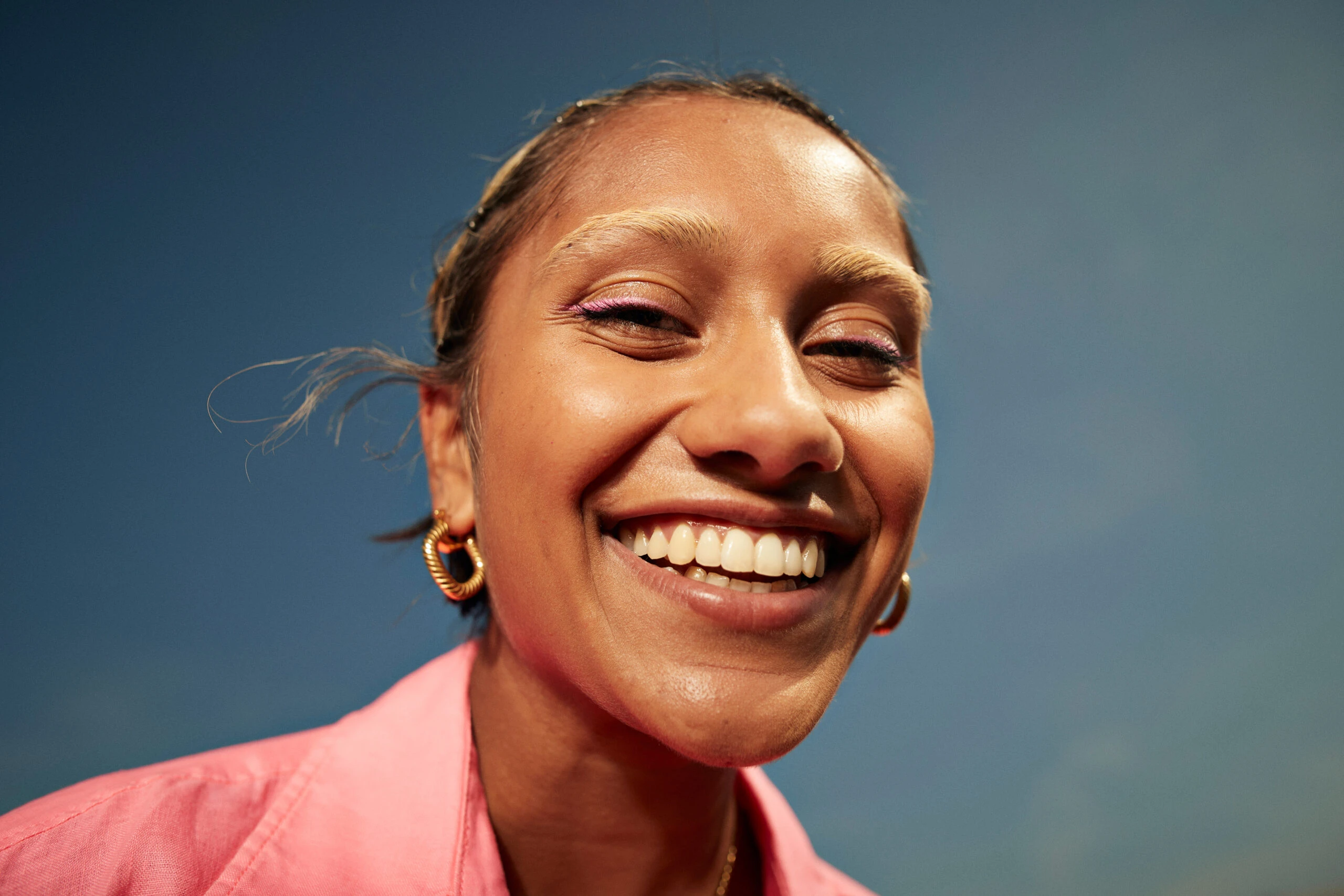 Young woman smiling